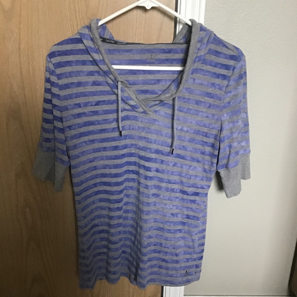Purple and Grey Calvin Klein Tee